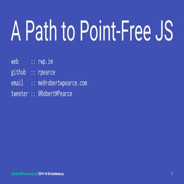A Path to Point-Free JavaScript