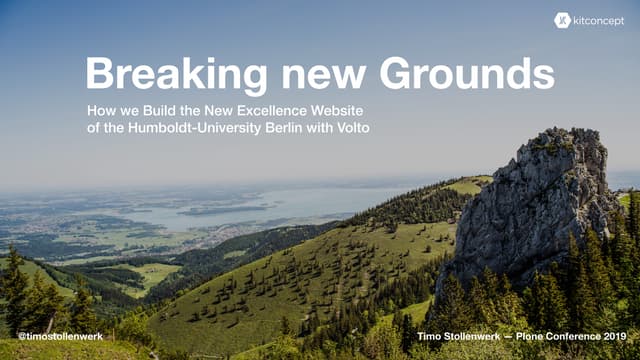 Breaking new Grounds - How we build the new excellence website