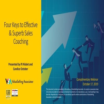 VSA Webinar: Four Keys to Effective & Superb Coaching