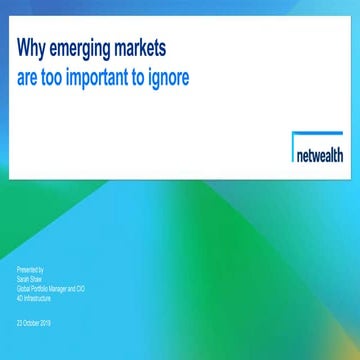 Why emerging markets are too important to ignore