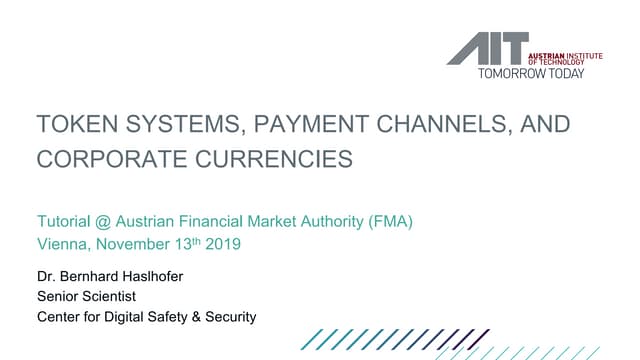 Token Systems, Payment Channels, and Corporate Currencies