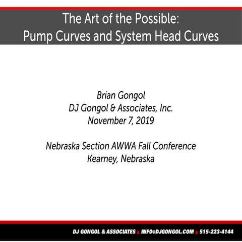 The Art of the Possible: Pump curves and system head curves | PDF