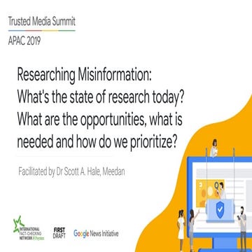 Researching Misinformation