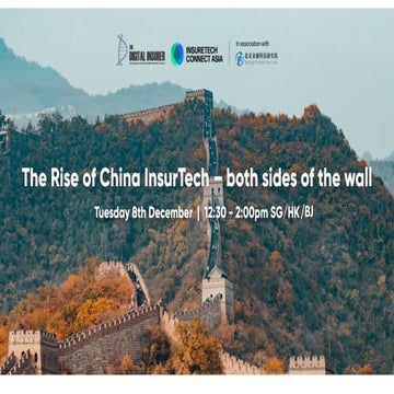 The Rise of China InsurTech – both sides of the wall