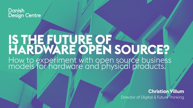 Is the future of hardware open source? (Innovation Roundtable webinar)