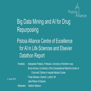 Pistoia Alliance-Elsevier Datathon