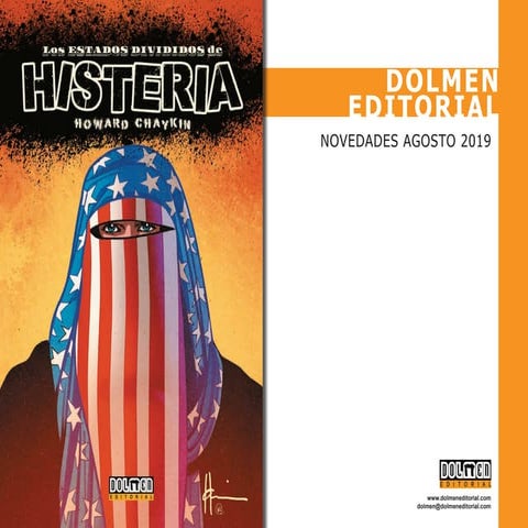 Dolmen Editorial. Novedades Agosto 2019