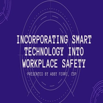 Smart Technology and Safety
