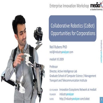 Collaborative Robotics (CoBot): Opportunities for Corporations