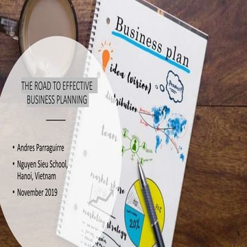 2019.11.10 the Road to Effective Business Planning