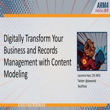 Digitally Transform Your Business and Records Management with Content Modeling