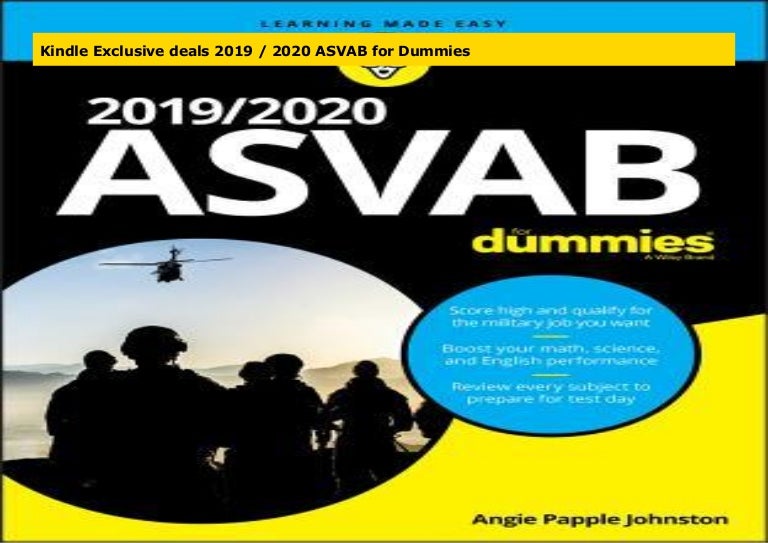 Original Books 2019 / 2020 ASVAB for Dummies