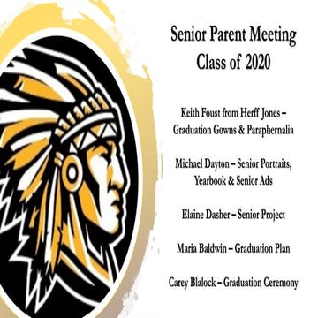 2019 20 SHS Senior Night Presentation