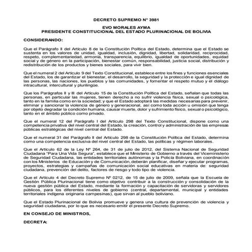 2019   d.s. 3981 formacion obligatoria en prevencion de la violencia