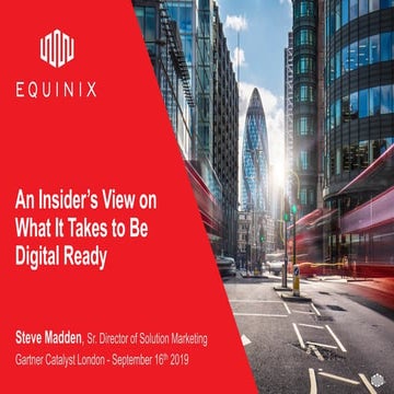 An Insider's View on What It Takes to Be Digital Ready