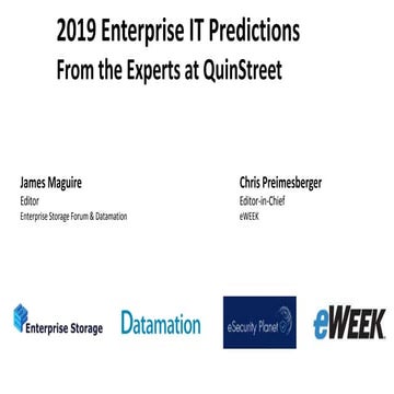 2019 Enterprise IT Predictions