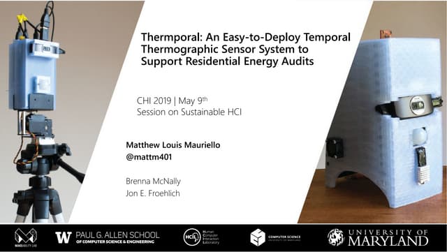 Thermporal: An Easy-to-Deploy Temporal Thermographic Sensor System to Support Residential Energy Audits