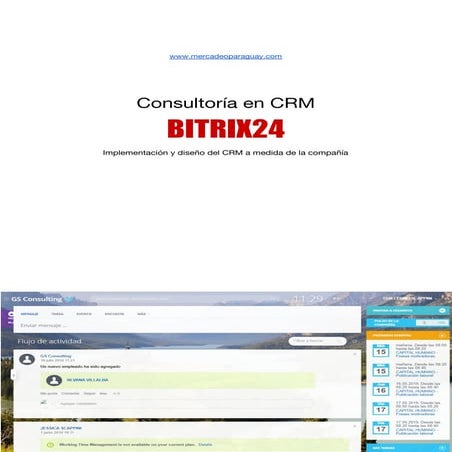 Consultoría en CRM - Bitrix24