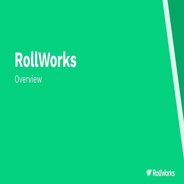 Roll Works B2B Sales Prospecting | PPT