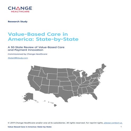 2019 Report: Value-Based Care