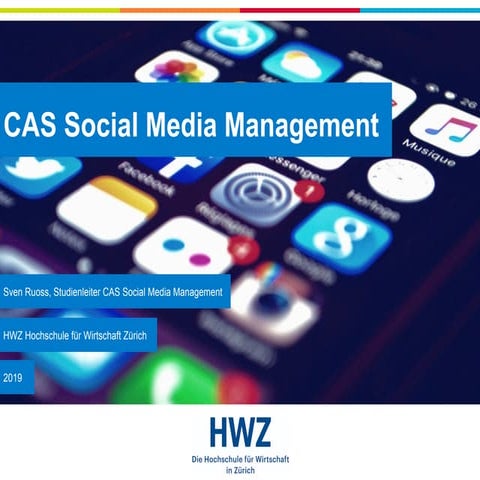 Informationen zum Lehrgang CAS Social Media Management