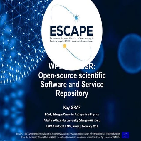 ESCAPE Kick-off meeting - WP3 (Feb 2019)