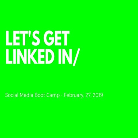 LinkedIn Tips for beginners