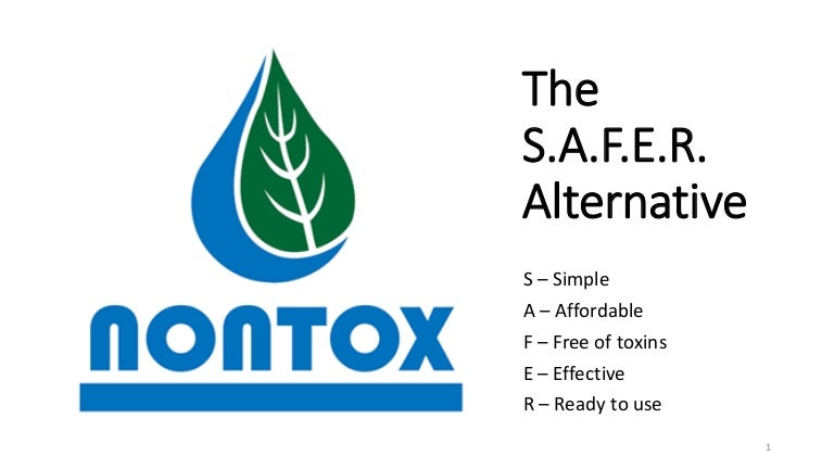 Introducing Nontox The Safer Weed Control Herbicide