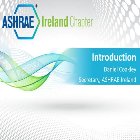 ASHRAE Ireland Chapter Introduction | PDF