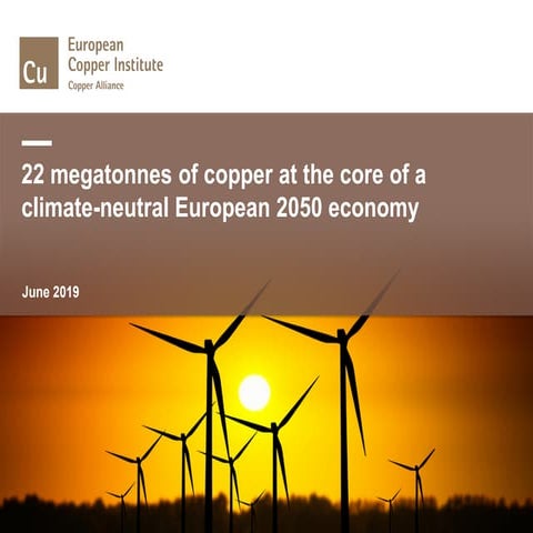 Copper, a Strategic Raw Material - Circularity, GHG Emissions Pathway ...