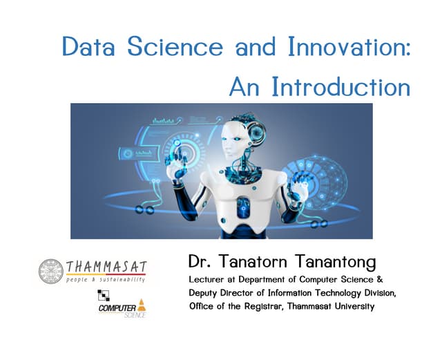 Data Science and Innovation: An Introduction