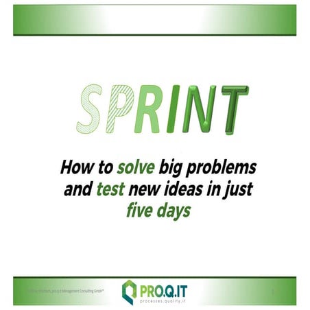 Design Sprint Overview