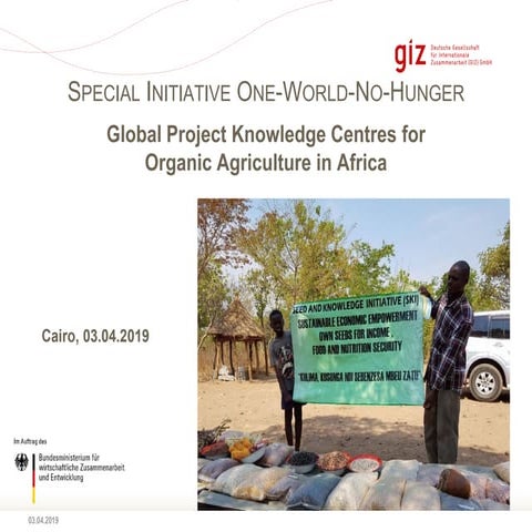 Global Project Knowledge Centres for Organic Agriculture in Africa