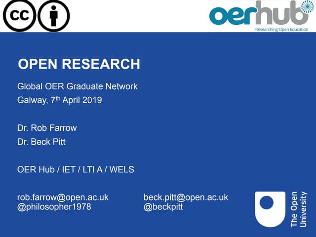 GO-GN Open Research