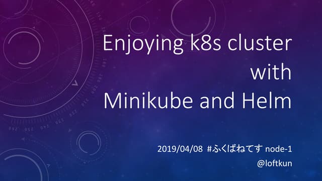 Enjoying k8s cluster with Minikube and Helm