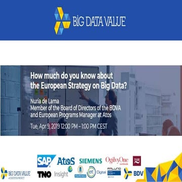 How much do you know about the European Strategy on Big Data? | PPT