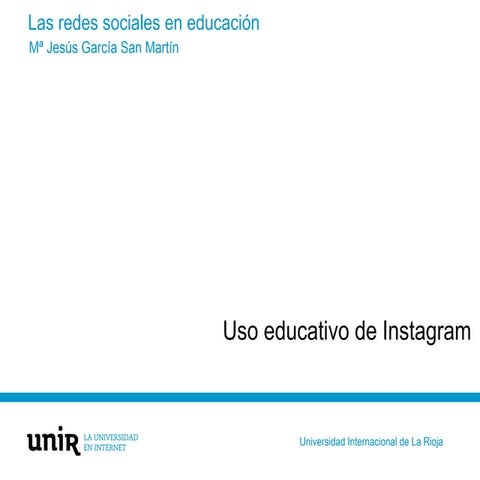 Uso educativo de Instagram