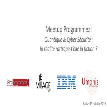 Quantum computing & cyber securite