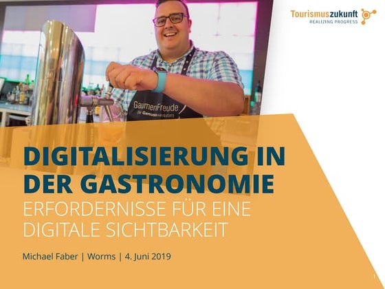 Digitalisierung in der Gastronomie