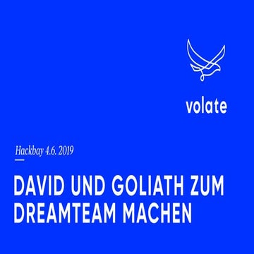 DAVID UND GOLIATH ZUM DREAMTEAM MACHEN