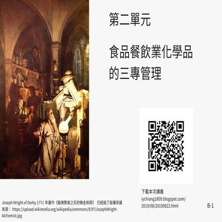 20190822 b-workshop-chemicals