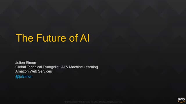 The Future of AI (September 2019)