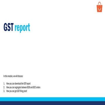 GST report | PDF