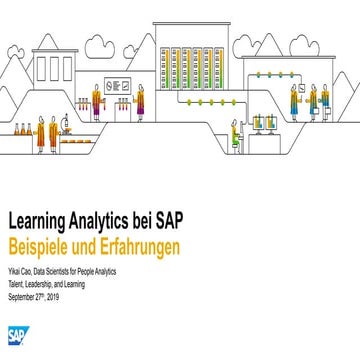 Learning Analytics at SAP