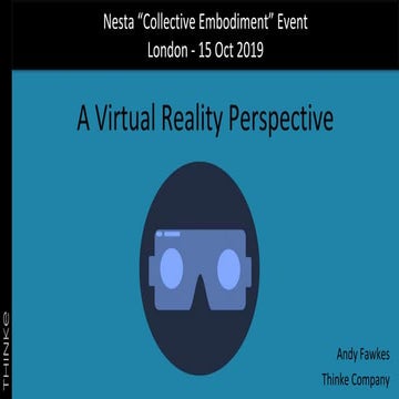 A Virtual Reality Perspective