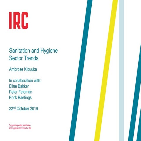 Sanitation and hygiene sector trends