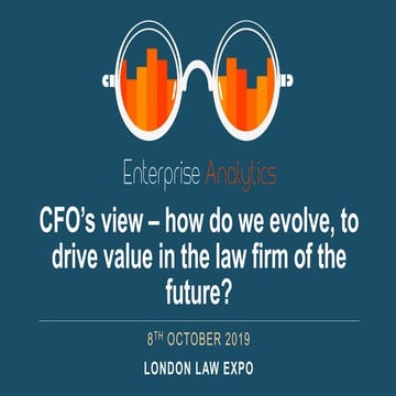 2019_10 The changing world of the Law Firm CFO