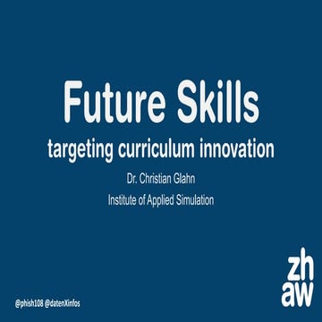 Future Skills - Targetting curriculum innovation