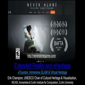 connections between heritage, gaming and tourism