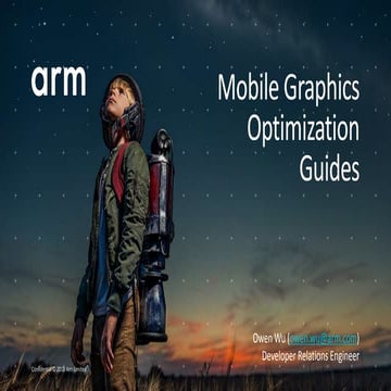 [Unity Forum 2019] Mobile Graphics Optimization Guides | PPT